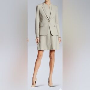 Theory  Miyani Wool Sleeveless Wear to Work Dress With Matching Blazer Size 12